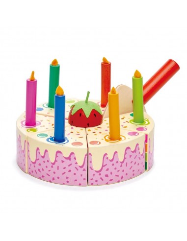 Jouet d'imitation Gâteau d'anniversaire arc-en-ciel