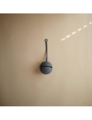 Etui de rangement en silicone pour tétine Bleu...