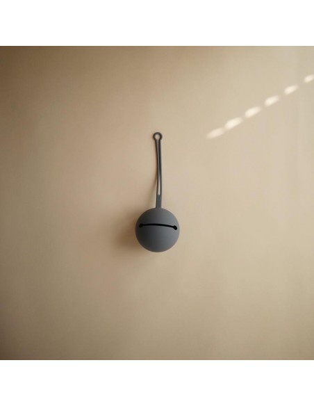 Etui de rangement en silicone pour tétine Bleu foncé