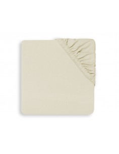 Drap housse Couffin Cododo en jersey de coton Ivoire 40x80cm