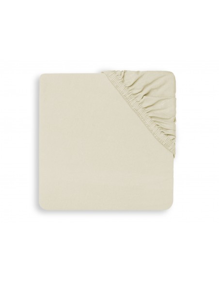 Drap housse Couffin Cododo en jersey de coton Ivoire 40x80cm