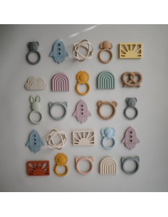 Jouet de dentition Fusée bleue 2