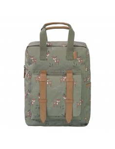 Petit Sac à dos enfant Kaki Faons