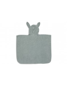 Poncho de bain Lapin en coton Vert 2