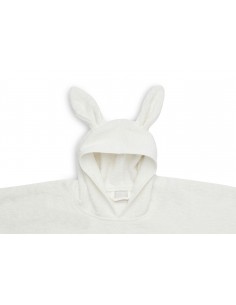 Poncho de bain Lapin en coton Ivoire 2