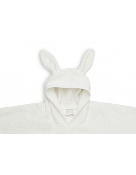 Poncho de bain Lapin en coton Ivoire