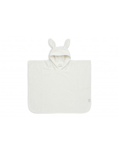 Poncho de bain Lapin en coton Ivoire