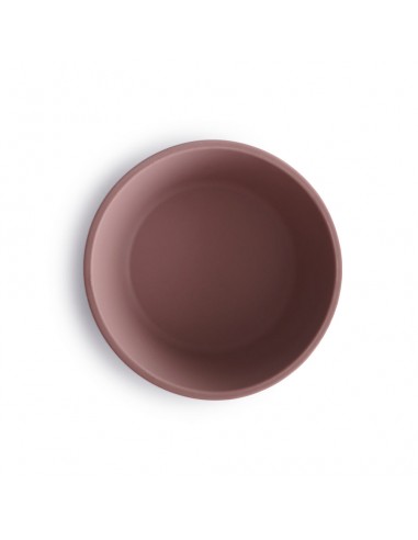 Bol en silicone Mushie anti-glisse Rose Cloudy...