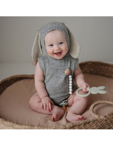 Jouet de dentition Lapin Vert