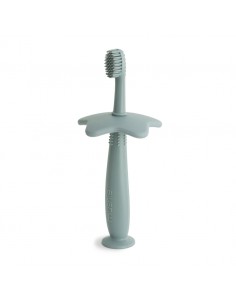 Petite brosse à dents Mushie Cambridge Blue