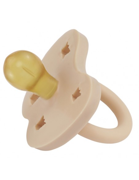Tétine Ronde en caoutchouc naturel Sandy Nude