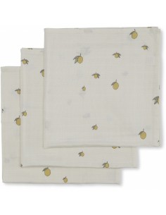 Lot de 3 langes Citrons Konges Slojd