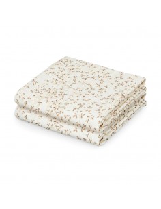 Lange en mousseline de coton biologique Lierre