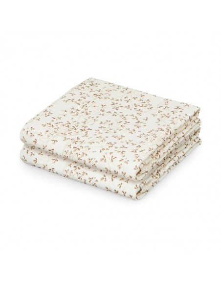 Lange en mousseline de coton biologique Lierre