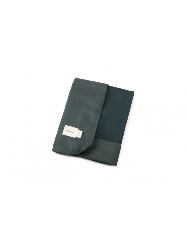 Housse de matelas à langer 70x50 cm Lin Green Blue