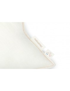Coussin Etoile en Lin Blanc cassé 2