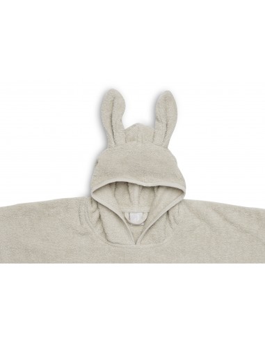 Poncho de bain Lapin en coton Beige
