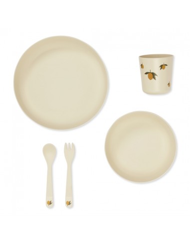 Set de vaisselle enfant pour le repas Lemon