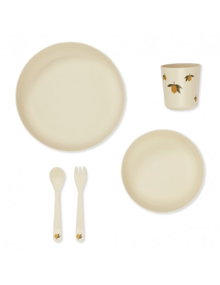 Set de vaisselle enfant pour le repas Lemon