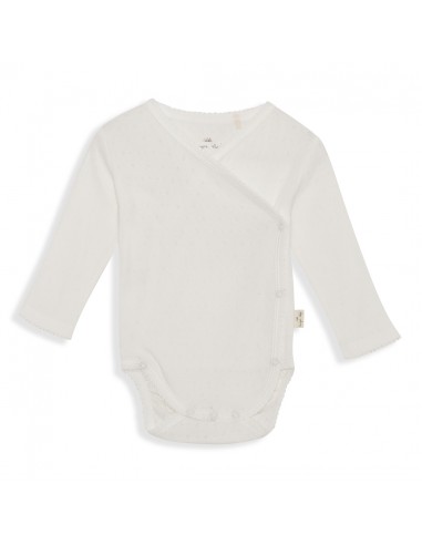 Body croisé à manches longues prématuré en...
