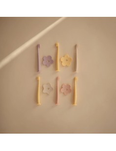 Petite brosse à dents Mushie Jaune 2