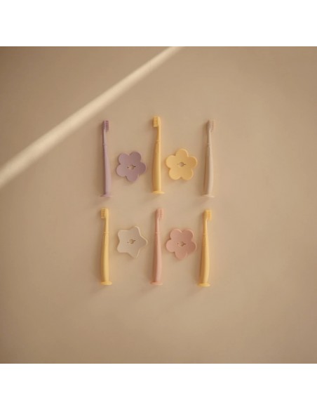 Petite brosse à dents Mushie Jaune