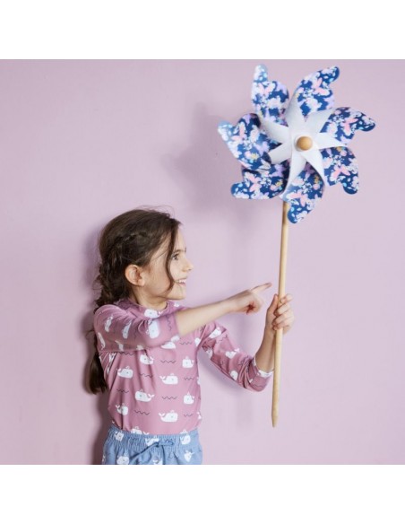 T-shirt de bain Anti UV Baleine Rose