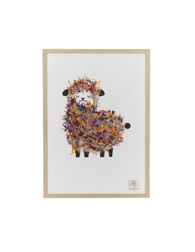 Gaston le mouton - Carnaval - Cadre pour Chambre d'enfant