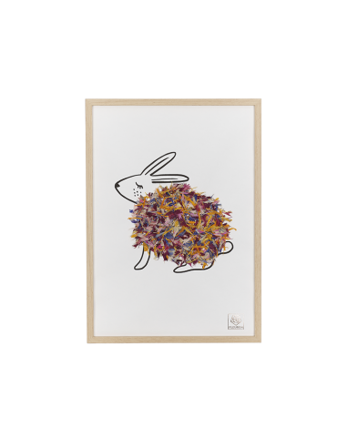 Marcelin le Lapin - Carnaval - Cadre pour Chambre d'enfant