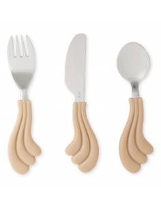 Set de petits couverts Inox Blush beige rosé