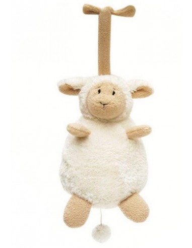 Peluche musicale Lama Lammy écru