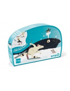 Contour Puzzle 60 pièces Baleine Antarctique 2