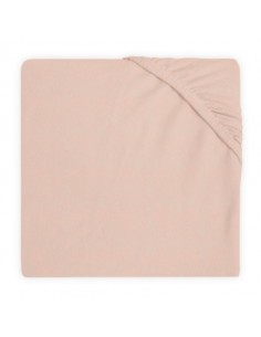 Drap housse en coton Jersey Vieux rose 70x140cm