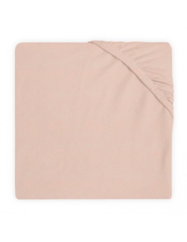 Drap housse en coton Jersey Vieux rose 70x140cm