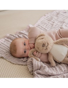 Peluche Milo Beige Lapin réconfortant musicale et bruits...