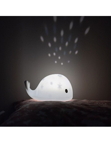Veilleuse Projecteur Baleine Moby Flow
