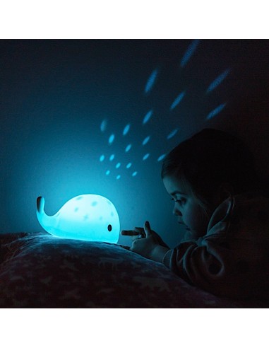 Veilleuse Projecteur Baleine Moby Flow
