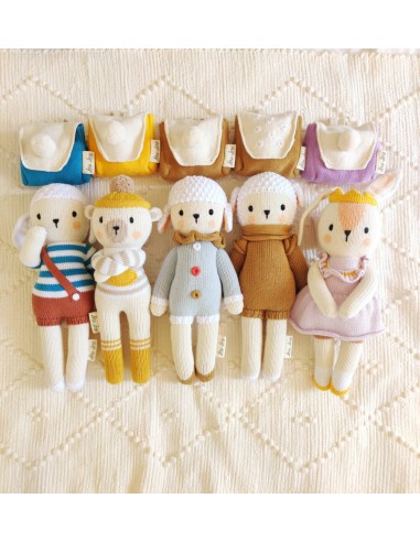 Doudou Ours polaire Yaruc Ecru LeroLero -...