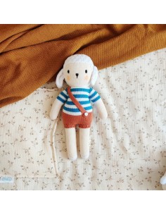 Doudou Mouton Nino Marin LeroLero - Doudou émotionnel &...