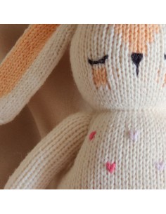 Hochet en Crochet Lapin Qori LeroLero - Jouet émotionnel... 2