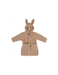 Peignoir Lapin en coton Biscuit