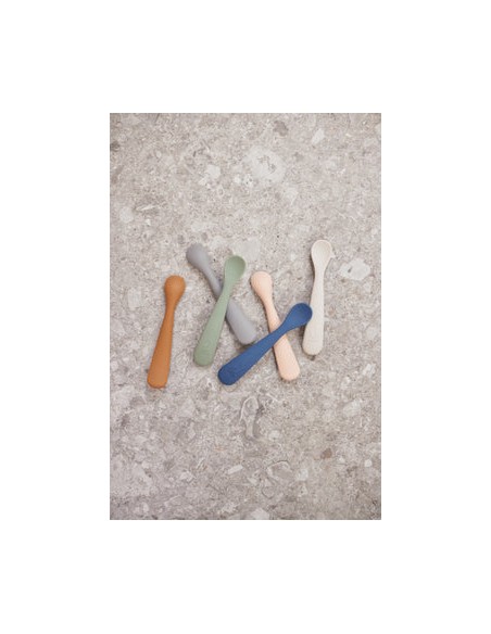 Petites Cuillères (x2) en silicone Nougat