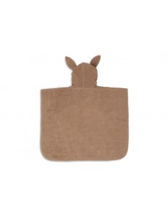 Poncho de bain Lapin en coton Biscuit 2