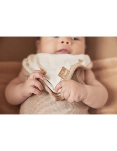 Lot de 2 Bavoirs bandana Oursons Biscuit