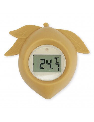 Thermomètre de bain digital Lemon Citron en silicone souple