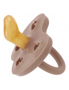 Tétine physiologique en caoutchouc naturel Tan Beige 2