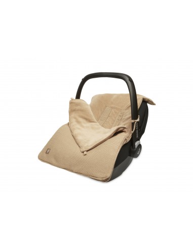 Nid d'ange Chancelière Biscuit tricot et polaire