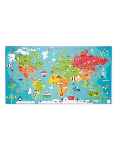 Puzzle 150 pièces Carte du Monde