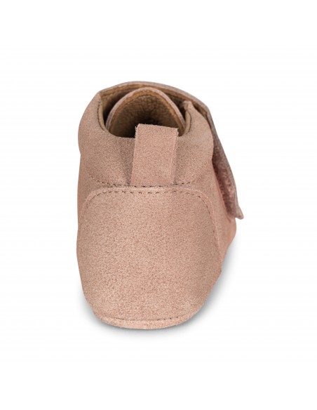 Chaussons en cuir Fraise