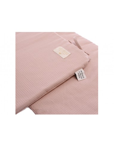 Tour de lit Nest Rose Misty pink Nid d'abeille